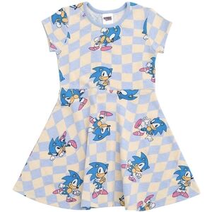 Sonic the Hedgehog Blue and Cream Kids Dress